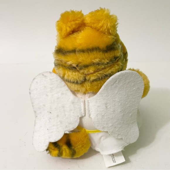 Vintage 1983 Plush Garfield Plush Sitting Angel Costume 7 Inch Tall Stuffed Cat - Picture 16 of 16